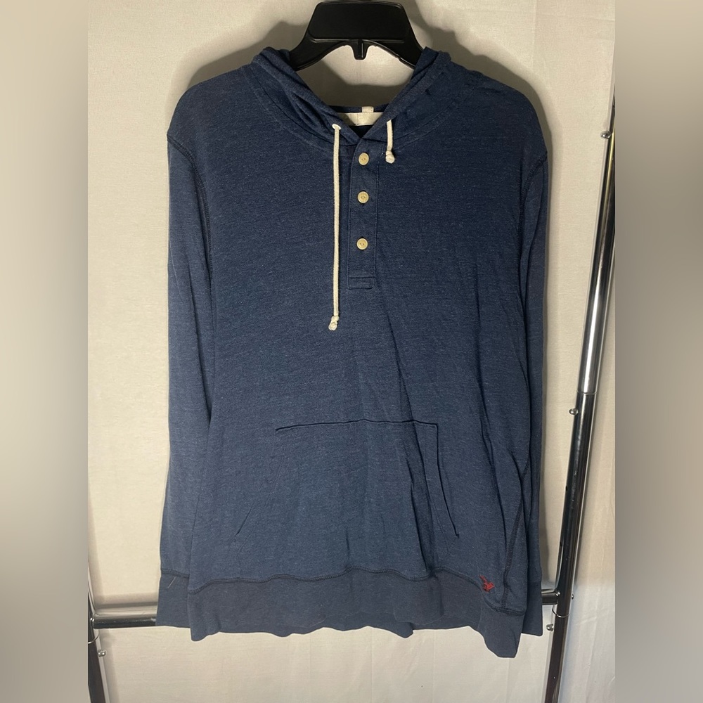 L American Eagle Navy Henley Hoodie